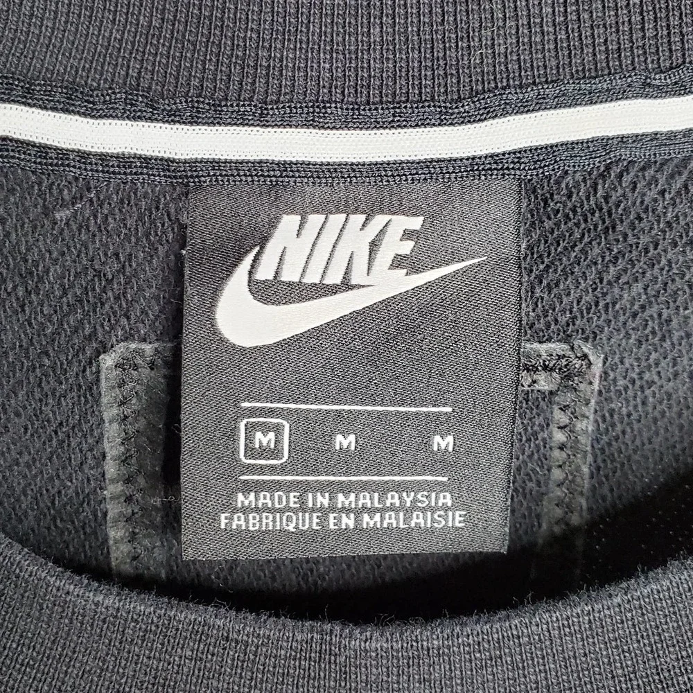 NIKE NSW Archive Black Crewneck Long Sleeve Sweatshirt Sz M - Picture 5 of 7